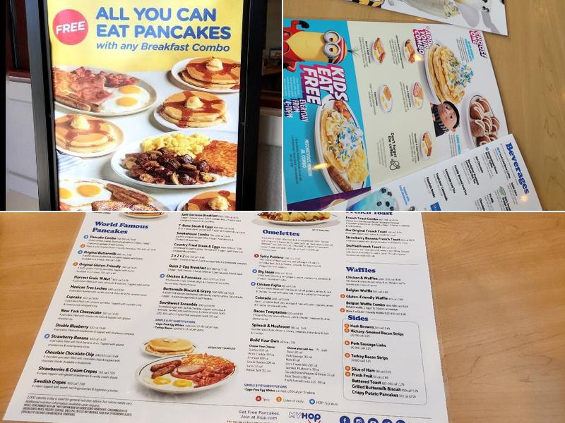 IHOP Menu