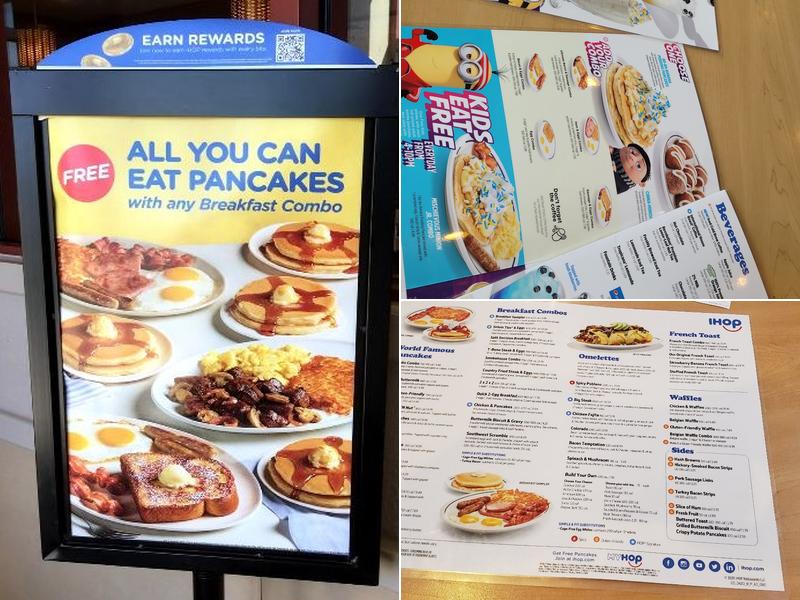 IHOP Menu