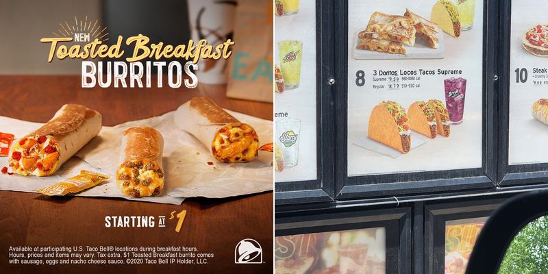 Taco Bell Menu