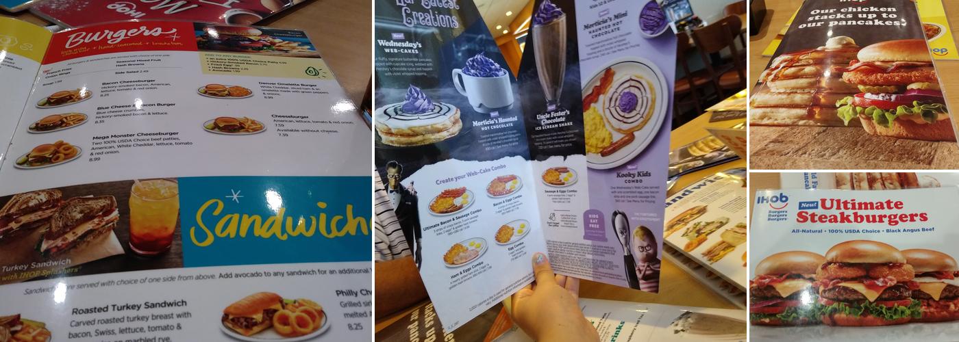 IHOP Menu