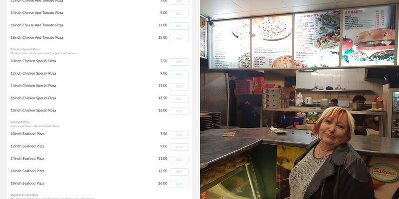 Saleems , Stalybridge Menu