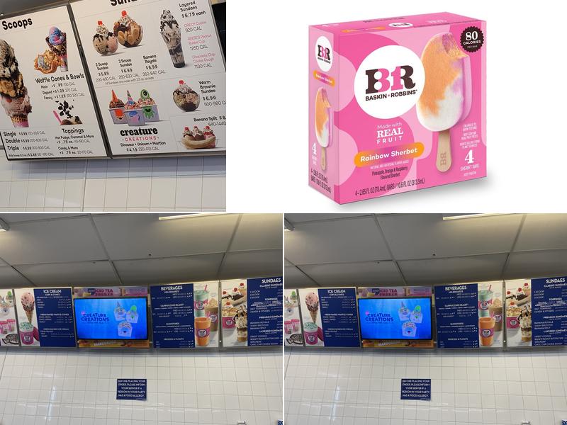 Baskin-Robbins Menu