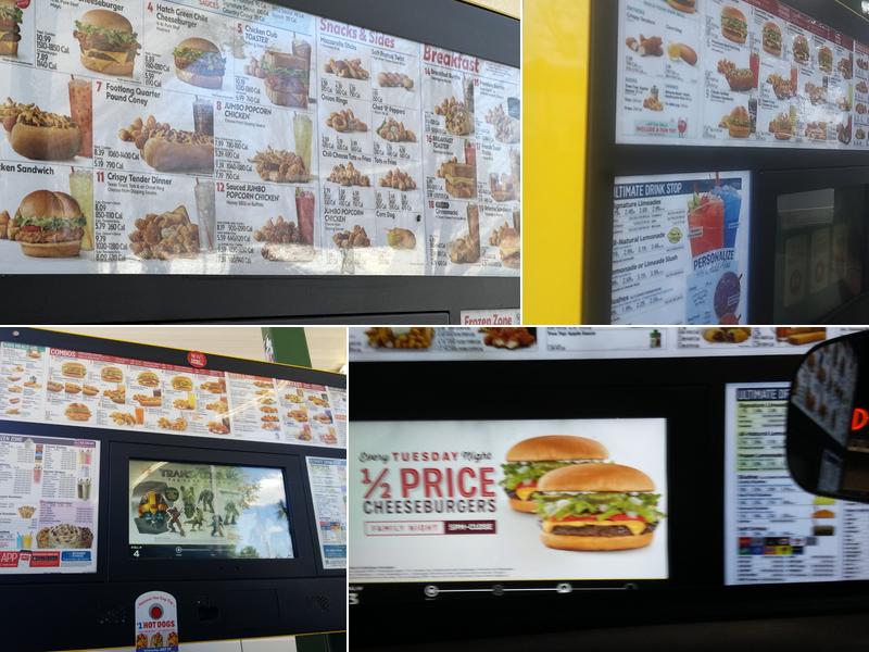 Sonic Drive-In Menu