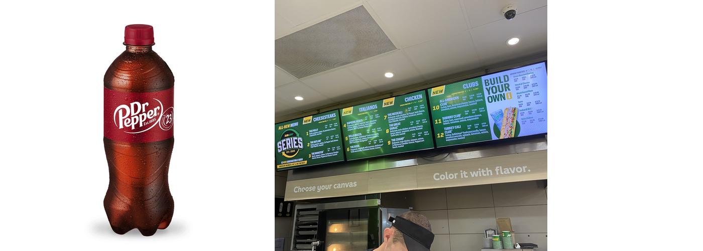 Subway Menu