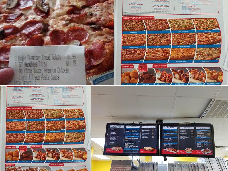 Domino's Pizza Menu