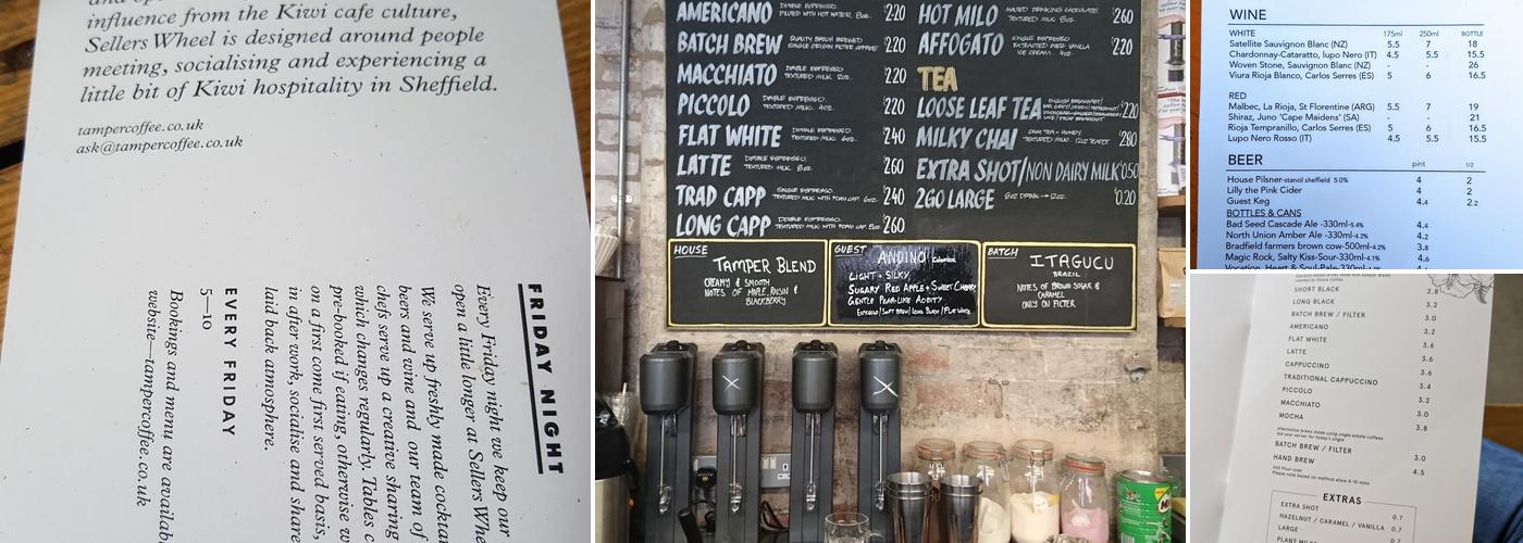Tamper Sellers Wheel Menu