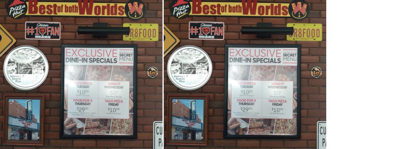 Pizza Hut Menu