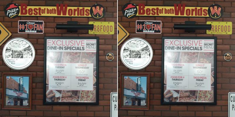 Pizza Hut Menu