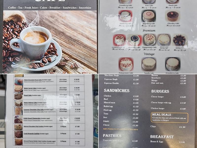 PONDEROSA CAFE Menu