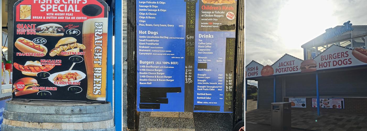 The Boardwalk Menu
