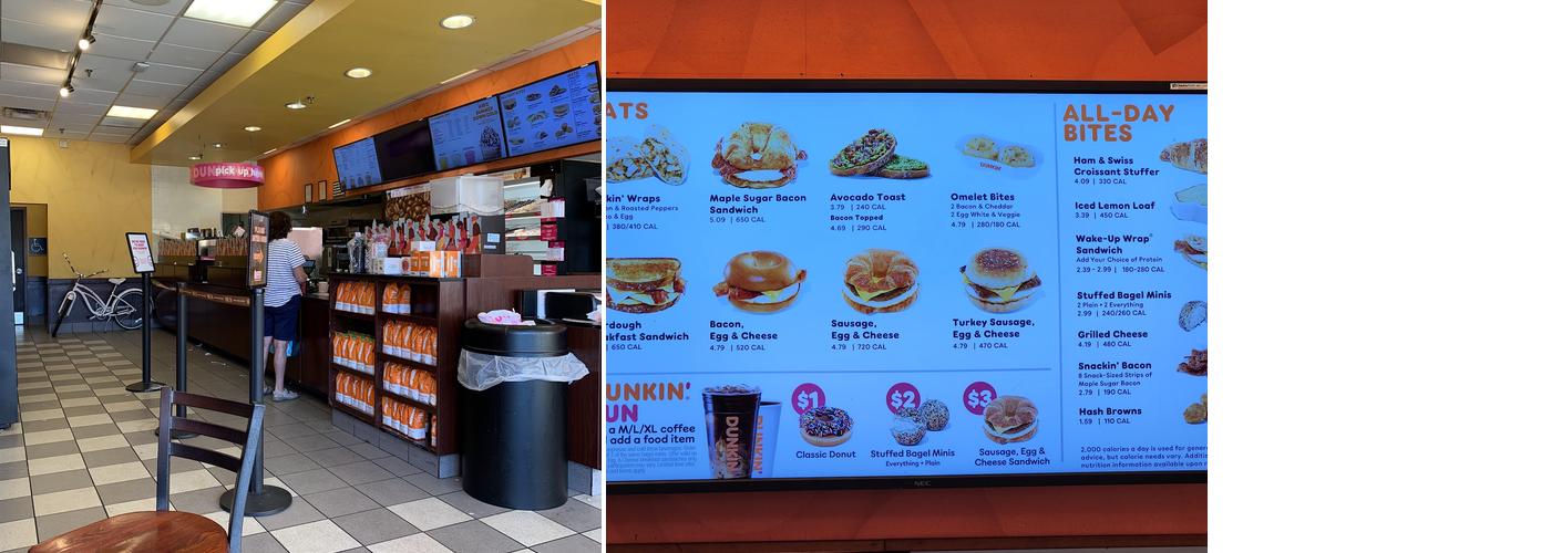 Dunkin' Menu