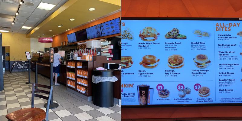 Dunkin' Menu