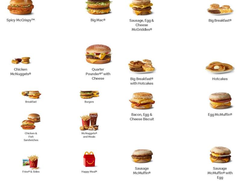 McDonald's Menu