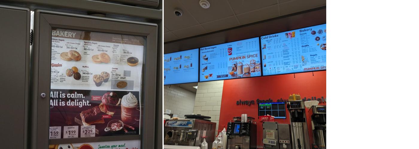 Tim Hortons Menu