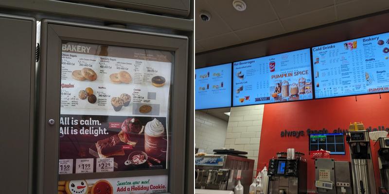 Tim Hortons Menu