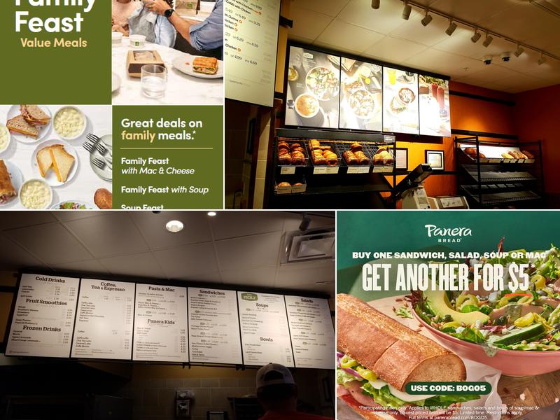 Panera Bread Menu