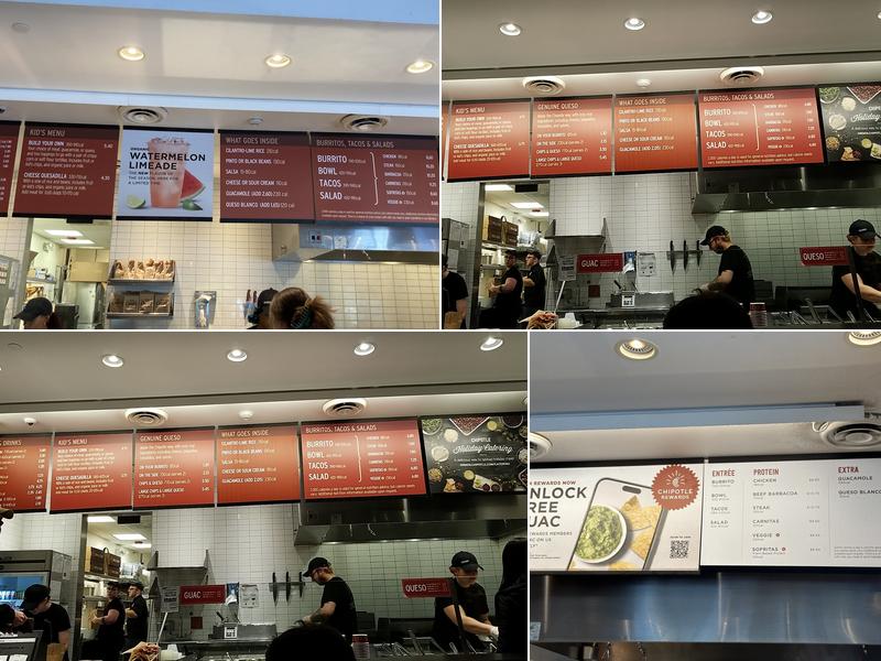 Chipotle Mexican Grill Menu