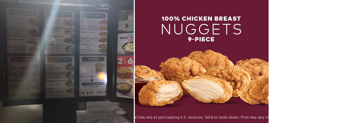 Arby's Menu