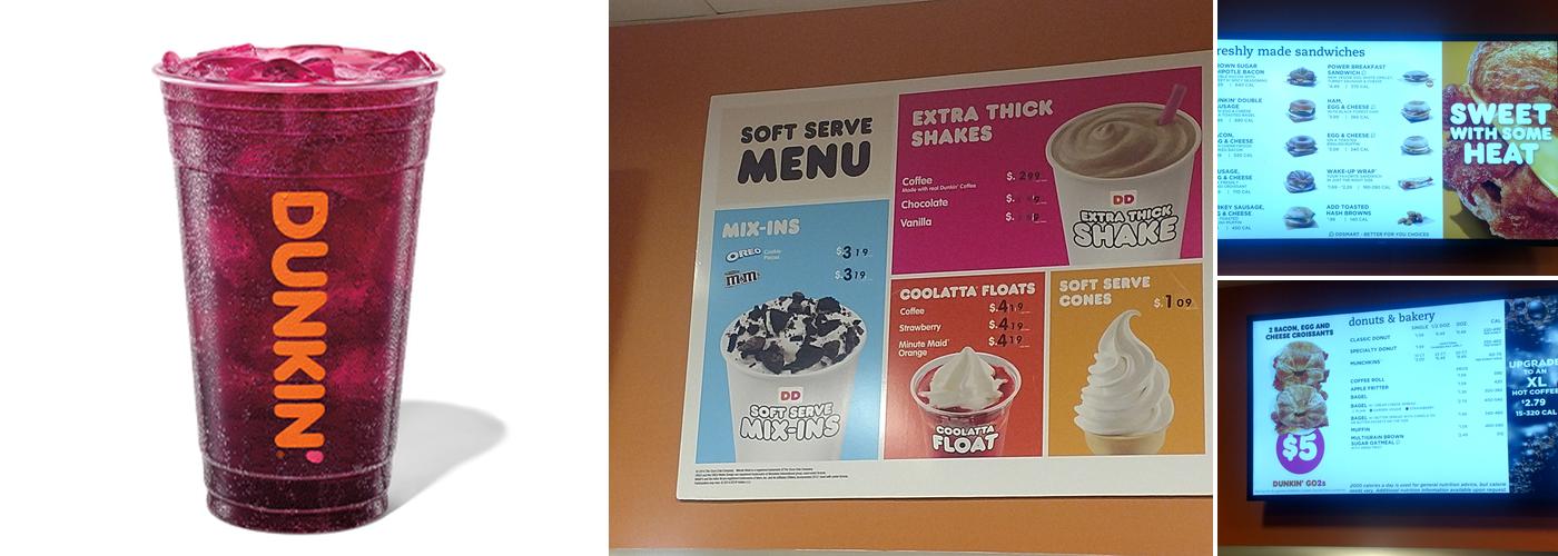 Dunkin' Menu