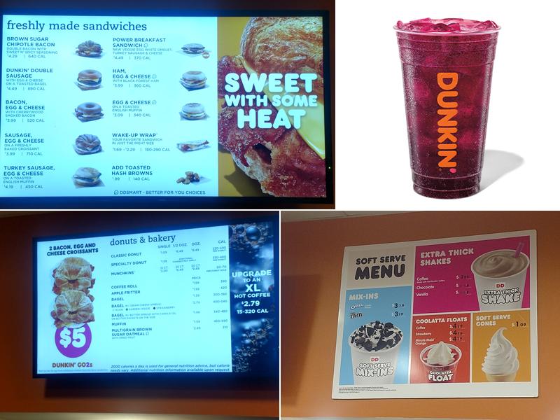 Dunkin' Menu