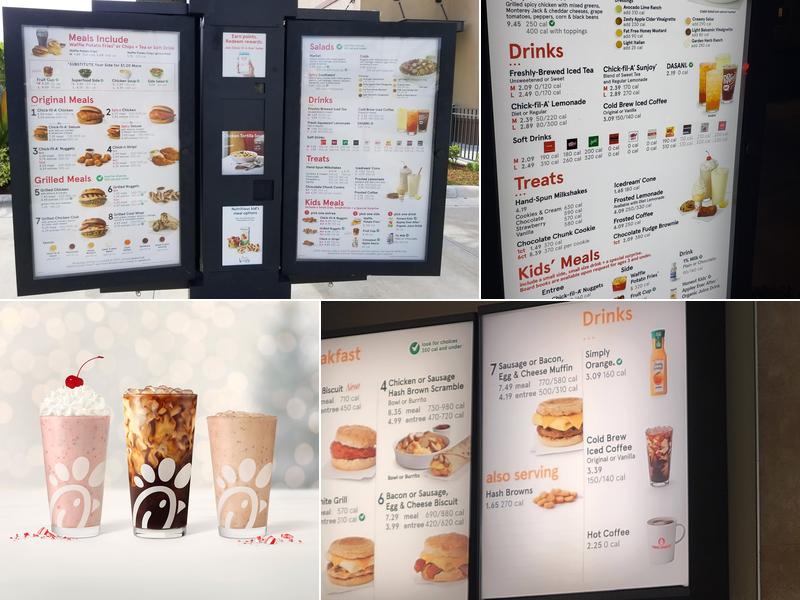 Chick-fil-A Menu