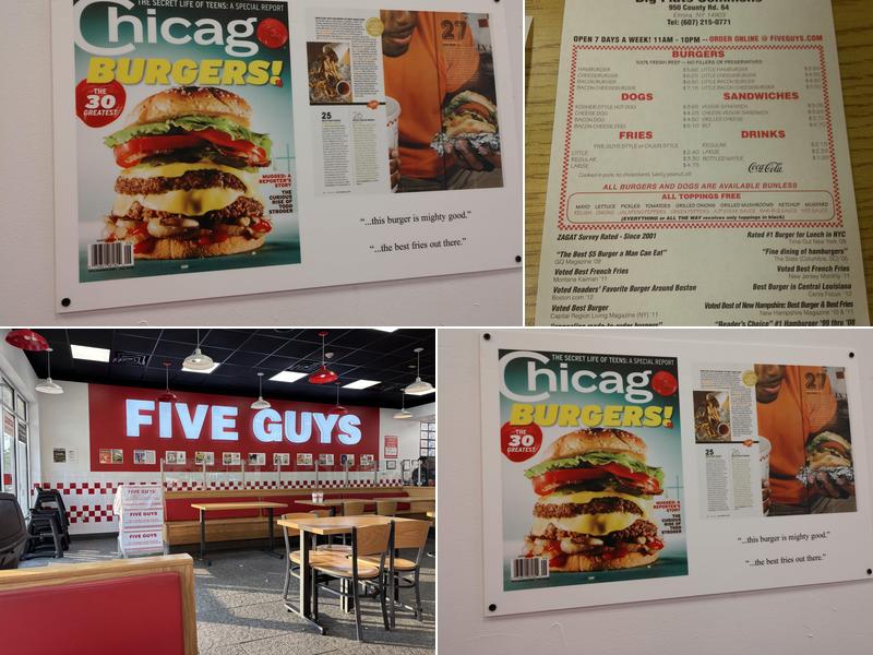Five Guys Menu