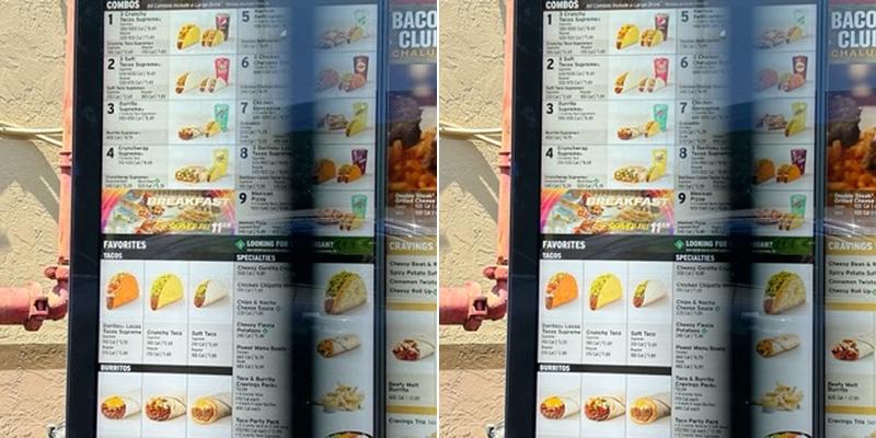 Taco Bell Menu