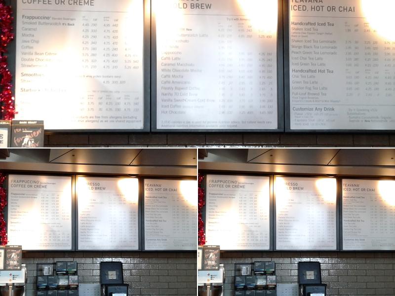 Starbucks Menu