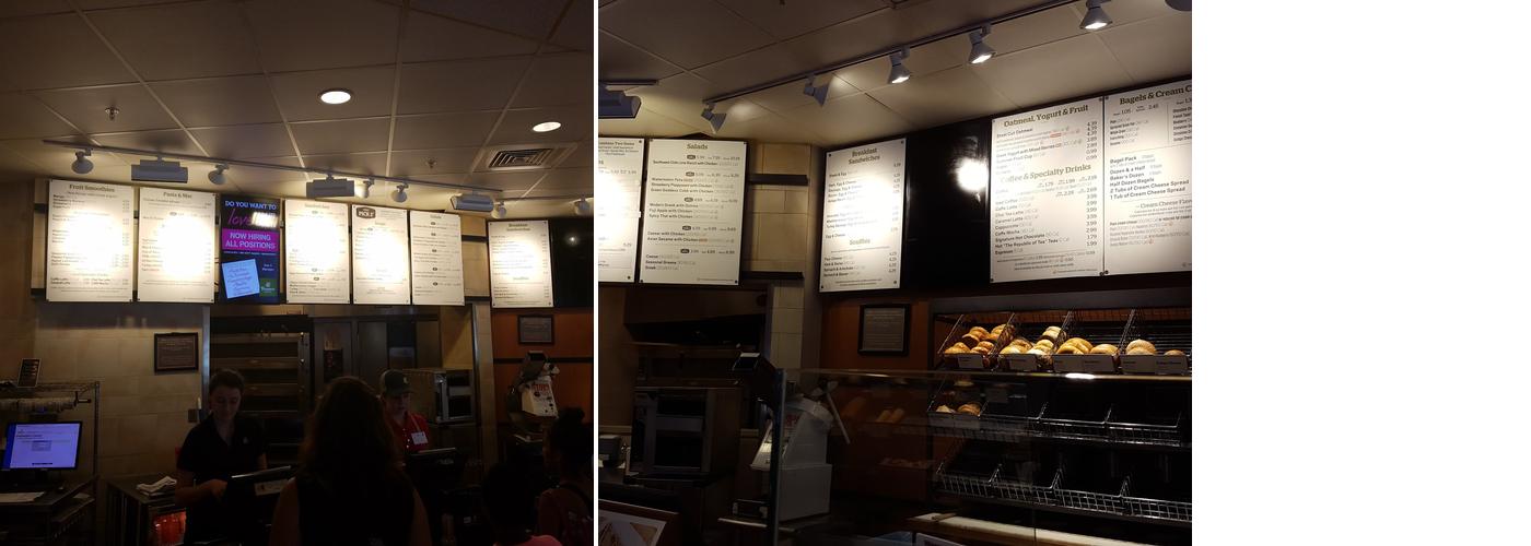 Panera Bread Menu