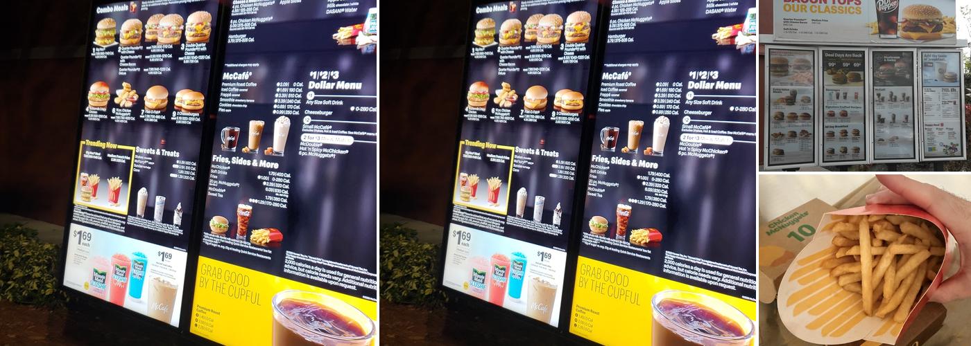McDonald's Menu