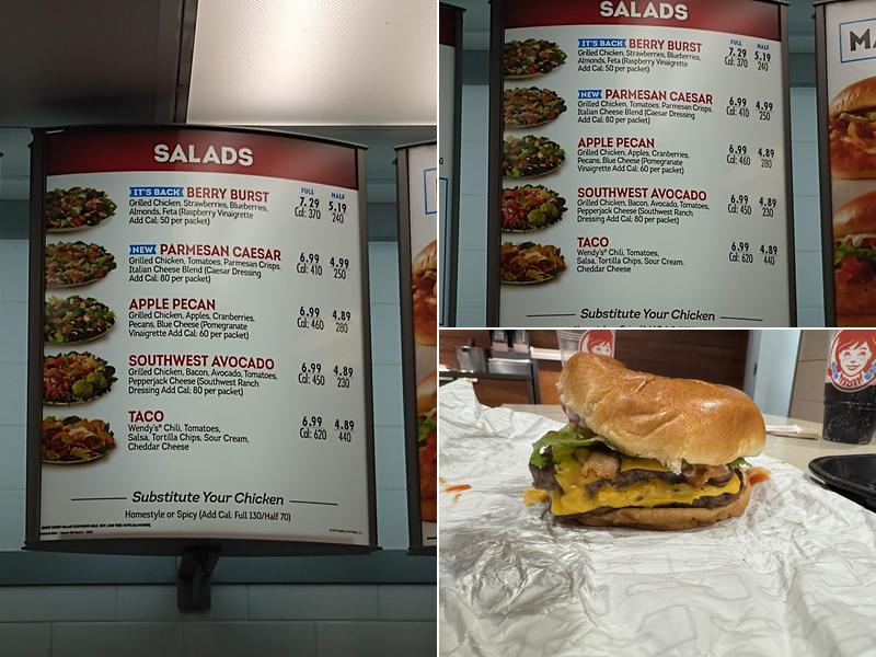 Wendy's Menu