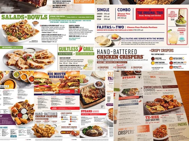 Chili's Grill & Bar Menu