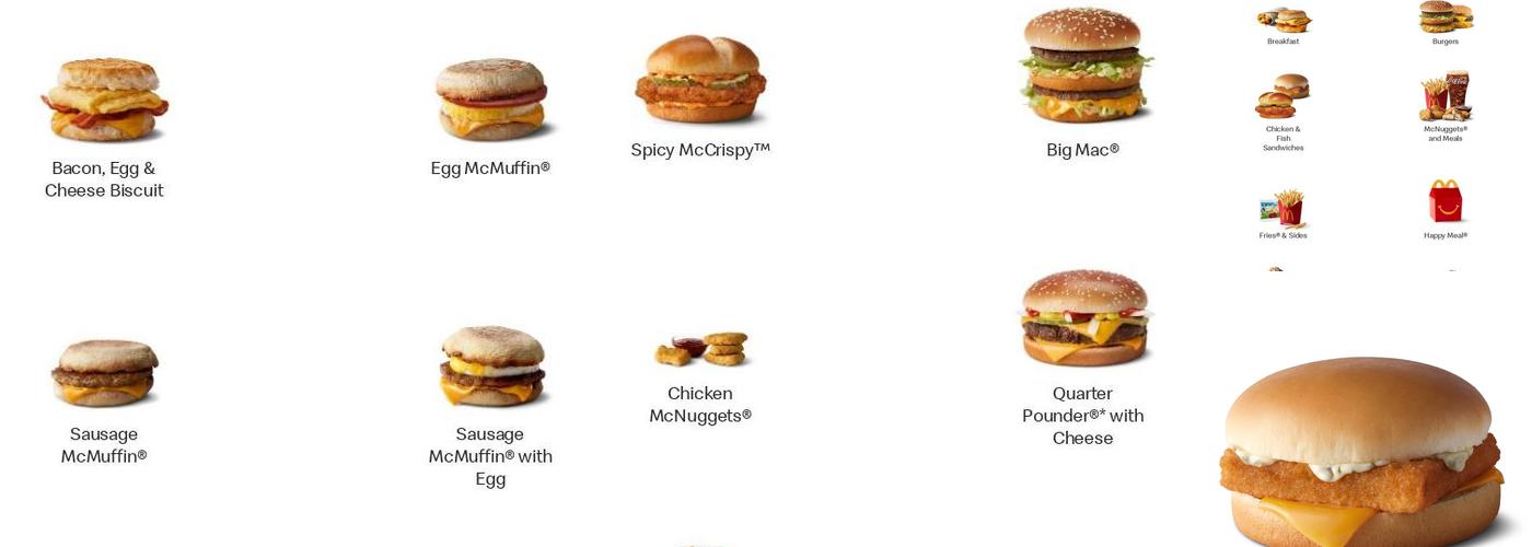 McDonald's Menu