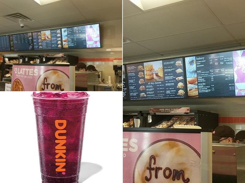 Dunkin' Menu