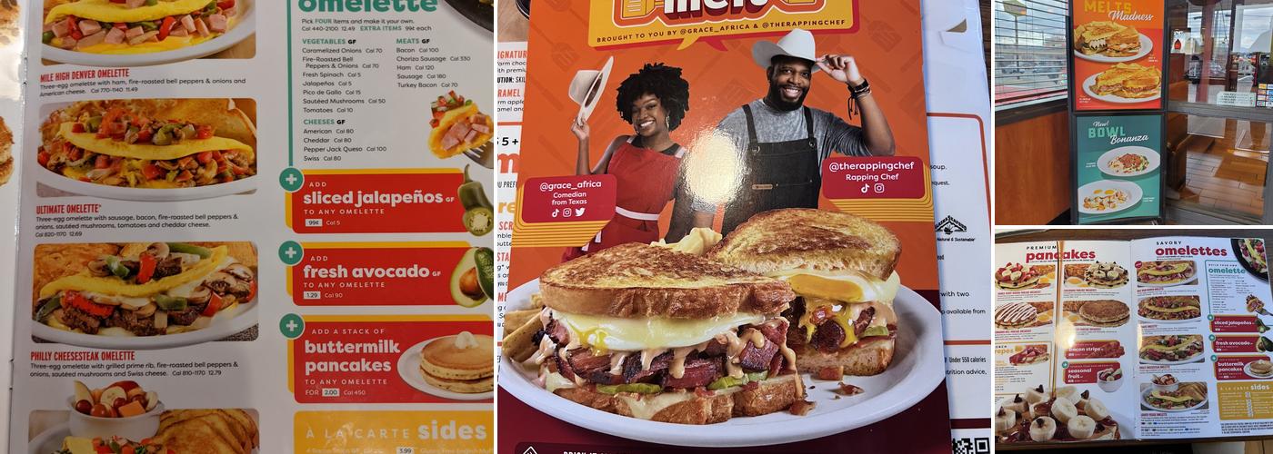 Denny's Restaurant Menu