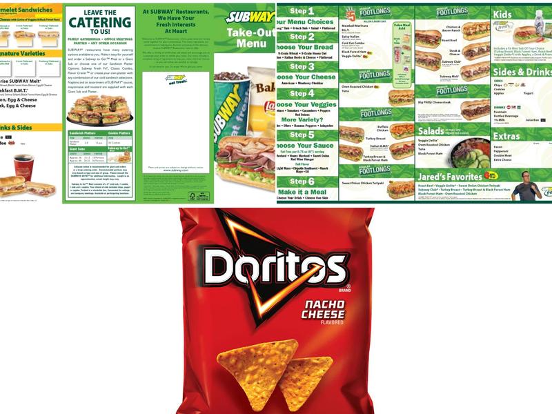 Subway Menu
