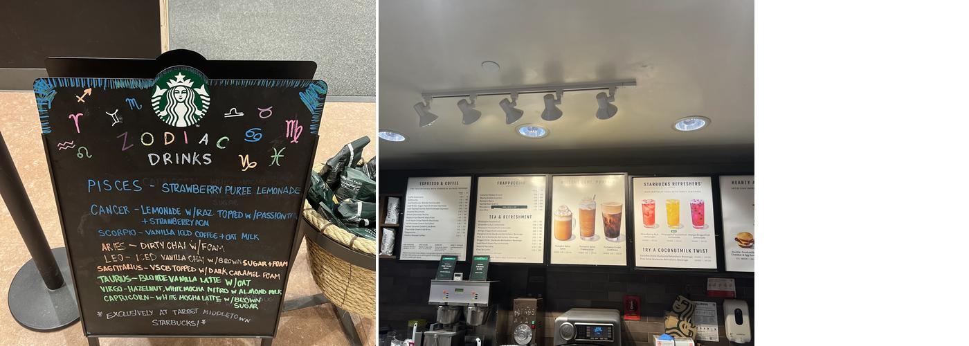Starbucks Menu