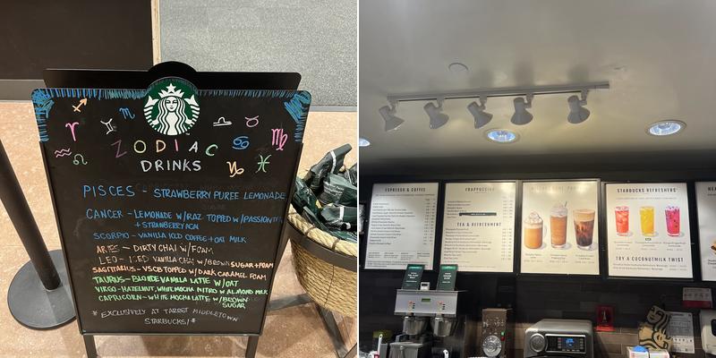 Starbucks Menu