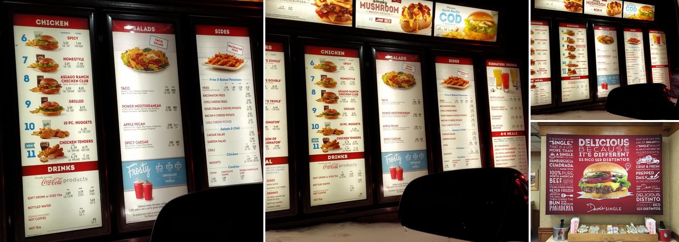 Wendy's Menu