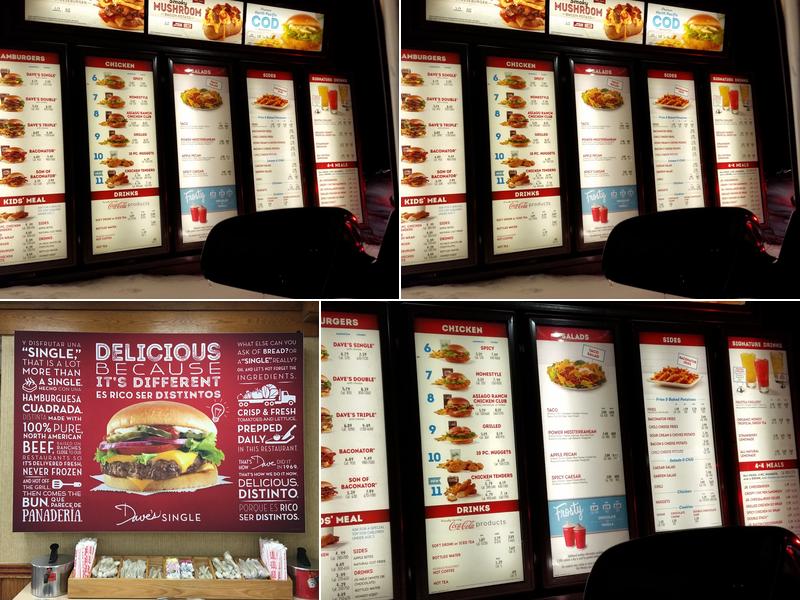 Wendy's Menu