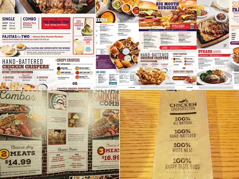 Chili's Grill & Bar Menu