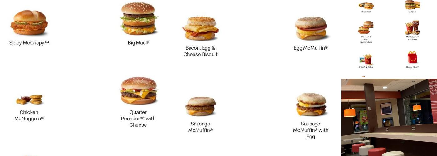 McDonald's Menu