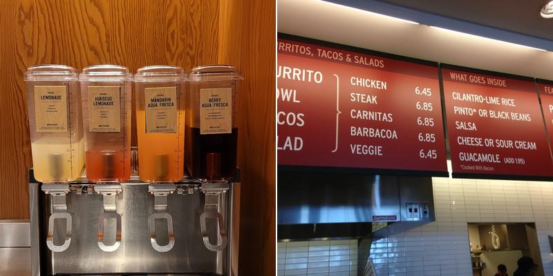 Chipotle Mexican Grill Menu