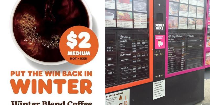 Dunkin' Menu