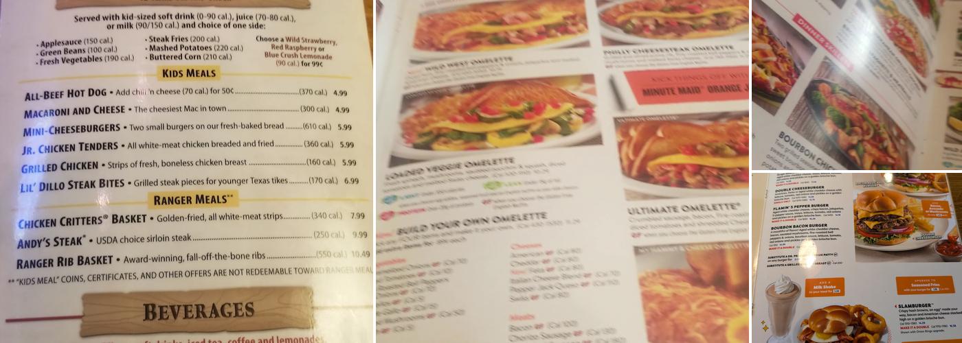 Denny's Menu