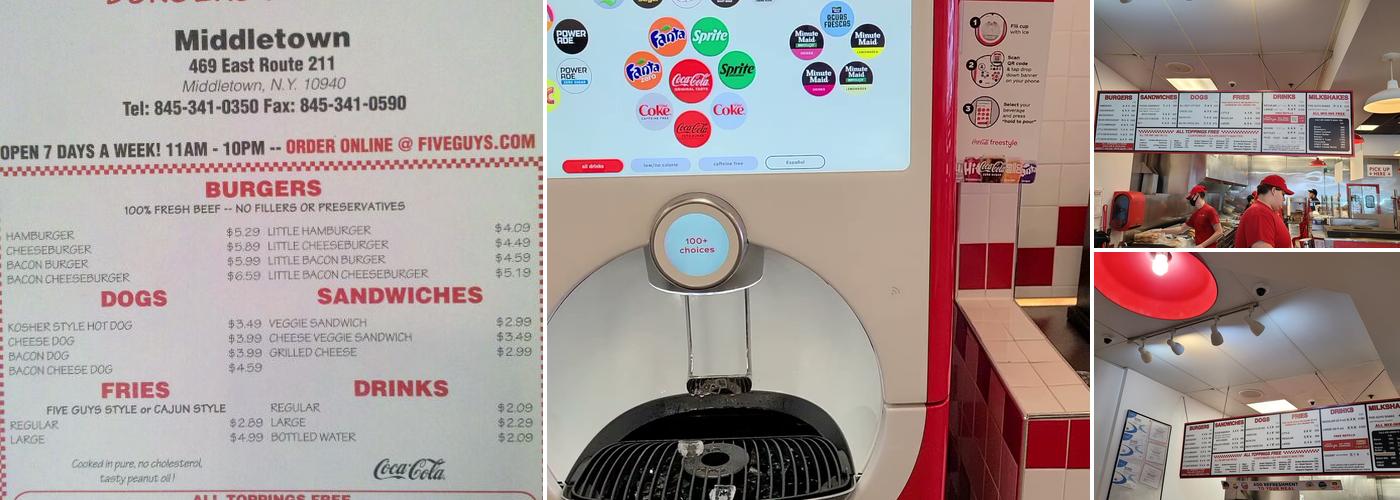 Five Guys Menu