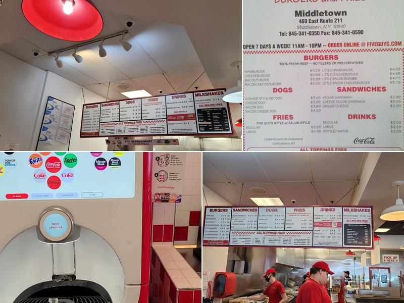 Five Guys Menu