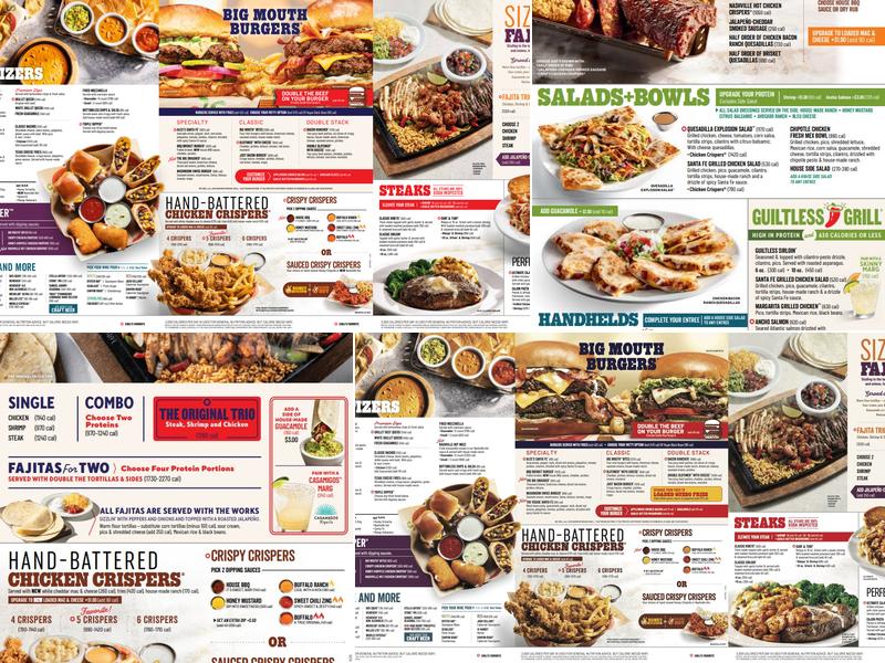 Chili's Grill & Bar Menu