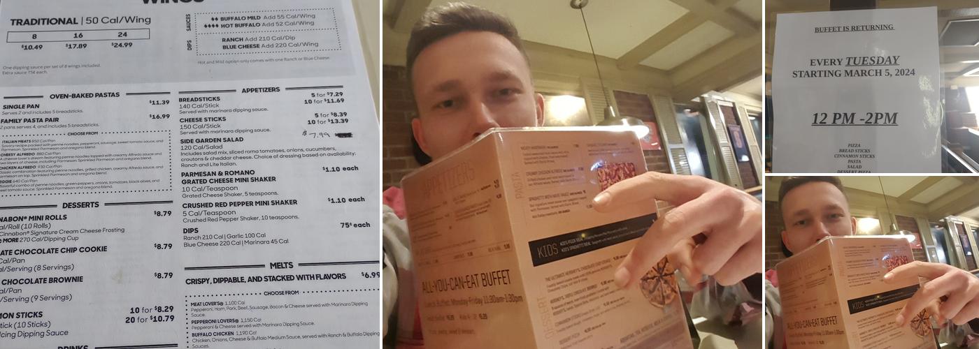 Pizza Hut Menu