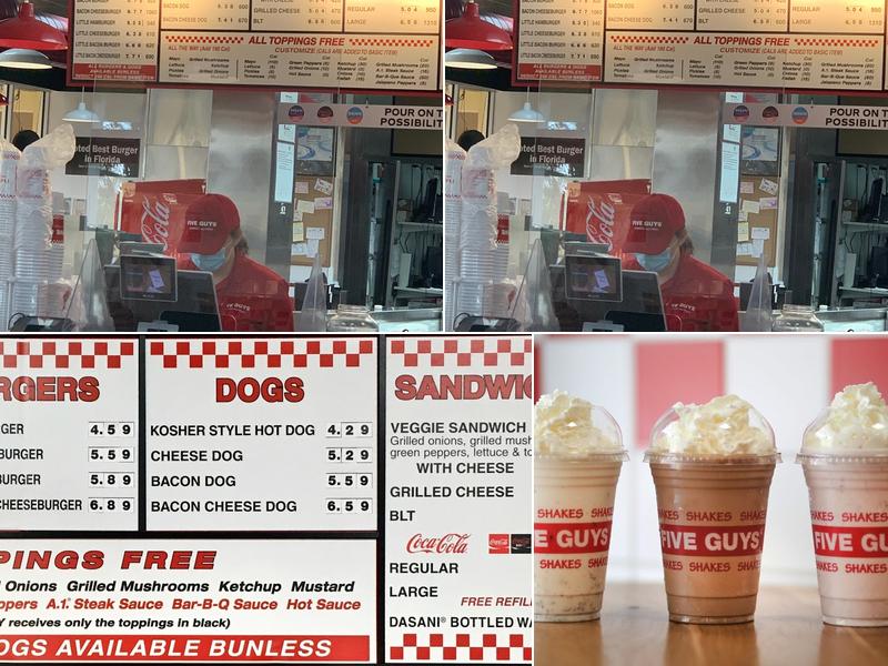 Five Guys Menu